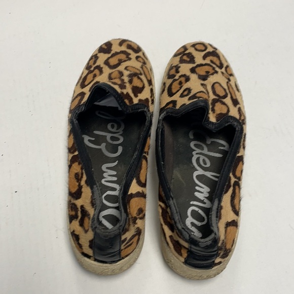 Sam Edelman leopard calf hair slip on sneakers - Picture 4 of 5